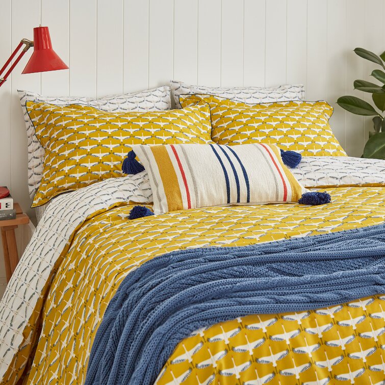 Wayfair yellow duvet deals cover